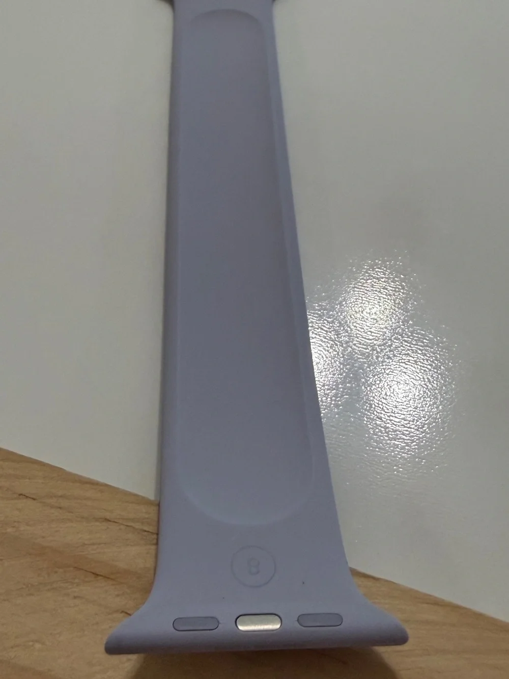 Apple Lilac Liquid Silicone Solo Loop Band for Apple Watch 45mm 46mm Size 8